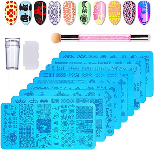 TopDirect Nail Art Stamping 10Pcs Placas Estampacion