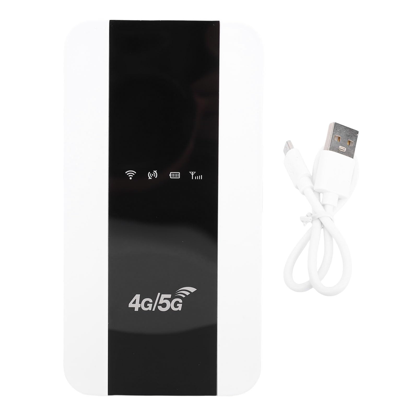 PolyGen WiFi portatile per viaggi Hotspot WiFi 4G 5G con chip intelligente, velocità 150 Mbps, slot per SIM e scheda di memoria, collega 10 dispositivi per viaggi di lavoro (Versione per Europa e