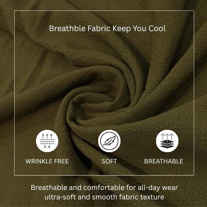 Image of GRECIILOOKS Men's Polycotton Shirt |Stylish Casual Regular Fit Shirts | Textured Half Sleeve | Slim Fit | Business & Meeting Ready (Available in Plus Size)