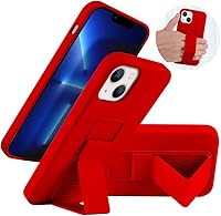 Vista 91 de Funda de silicona con soporte de LAUDTEC compatible con iPhone 7/8/SE, soporte de metal con soporte de pie vertical y horizontal, cubierta flexible