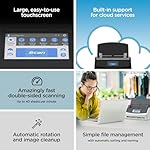 ScanSnap iX1600 Wireless or USB High-Speed Cloud Enabled Document, Photo & Receipt Scanner with Large Touchscreen and Auto Document Feeder for Mac or PC, 17 watts, Black - Image 3