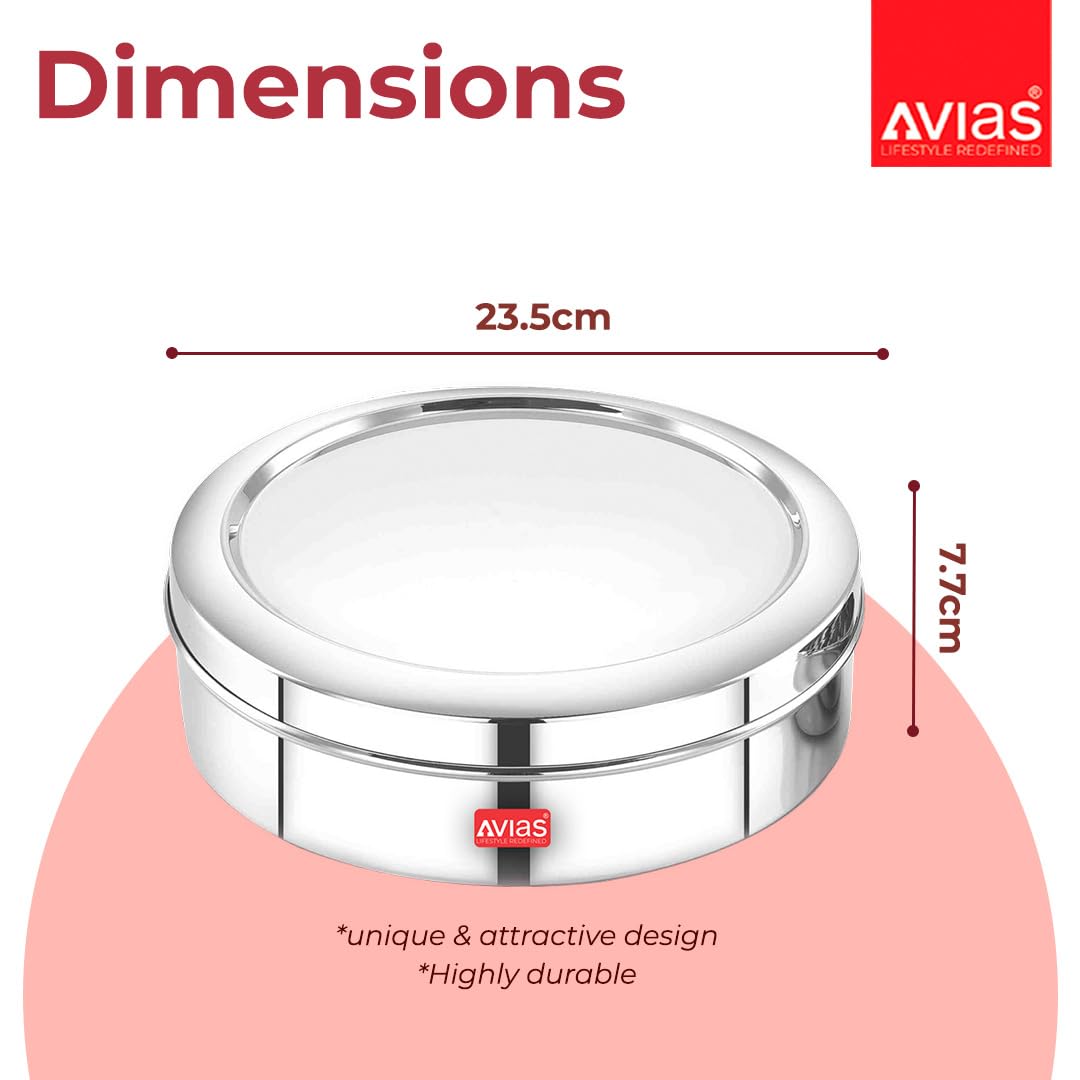 AVIAS Stainless Steel Spice Box - 7 Compartments -3