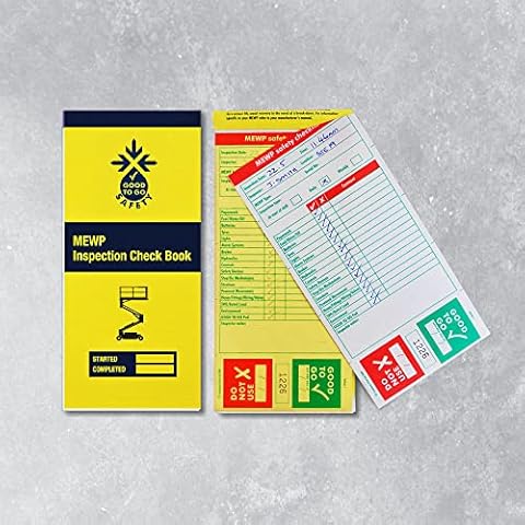Good to Go Safety MEWP Check Book Cover