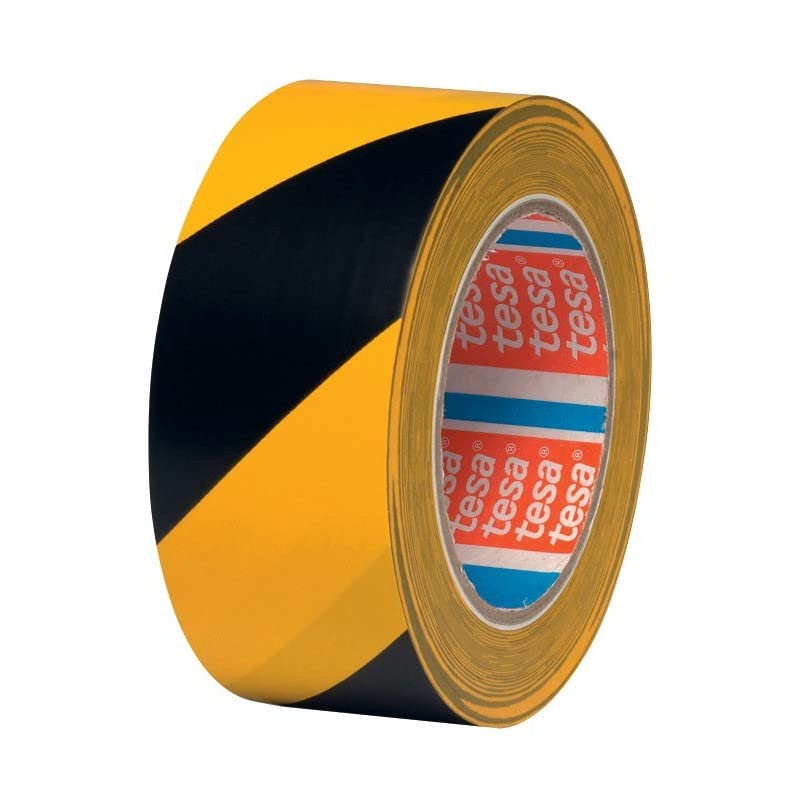 Tesa 04169-00063-93 - Cinta Señalización Permanente Serie 4169-33M X 50Mm Negra/Amarilla