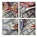 BIGTEDDY - Bias Tape Maker Set 6MM/9MM/12MM/18MM/25MM 50MM 5 Sizes DIY Quilting Binding Hem Making Tools Kit (5 Size Set)
