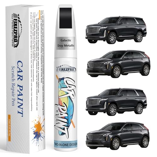 Image of Galactic Gray Metallic(G6M /WA618G) Touch Up Paint for Cadillac, Exact Color Match Car Paint Scratch Repair Remover Pen Kit Fix Vehicle Chips and Automotive Nicks Scuff