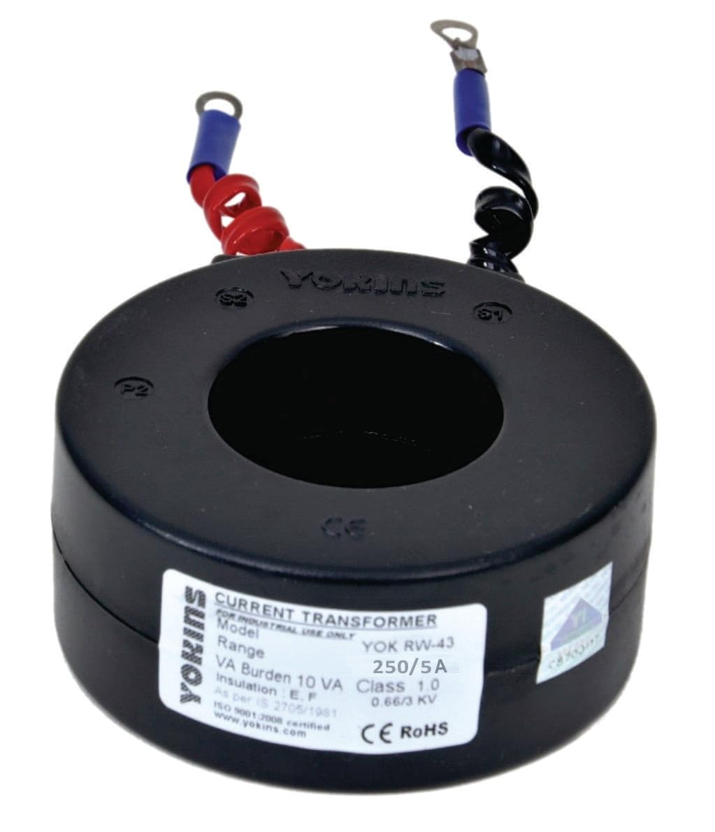 YOKINS, Current Transformer 250/5A, 250A CT for Ammeter as per IS2705 Model YOK-RW43 AC Current Measurement (B07BV1M6QF) Amazon Price History, Amazon Price Tracker