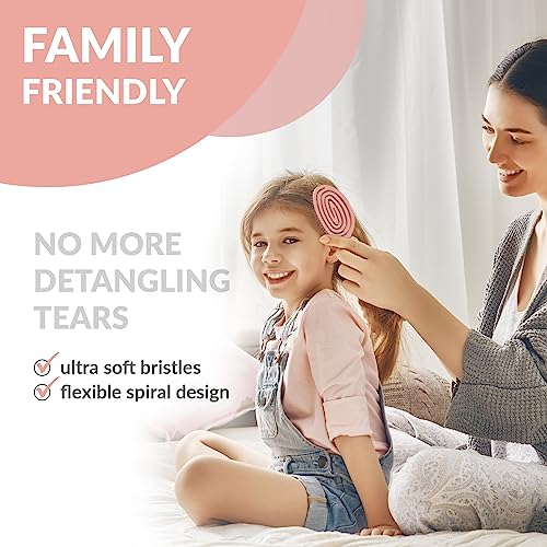 marQus Detangling Hair Brush for Women and Men, With Ultra-Soft, Flexible Bristles and Body, Glides Through Tangles with Ease - Image 4