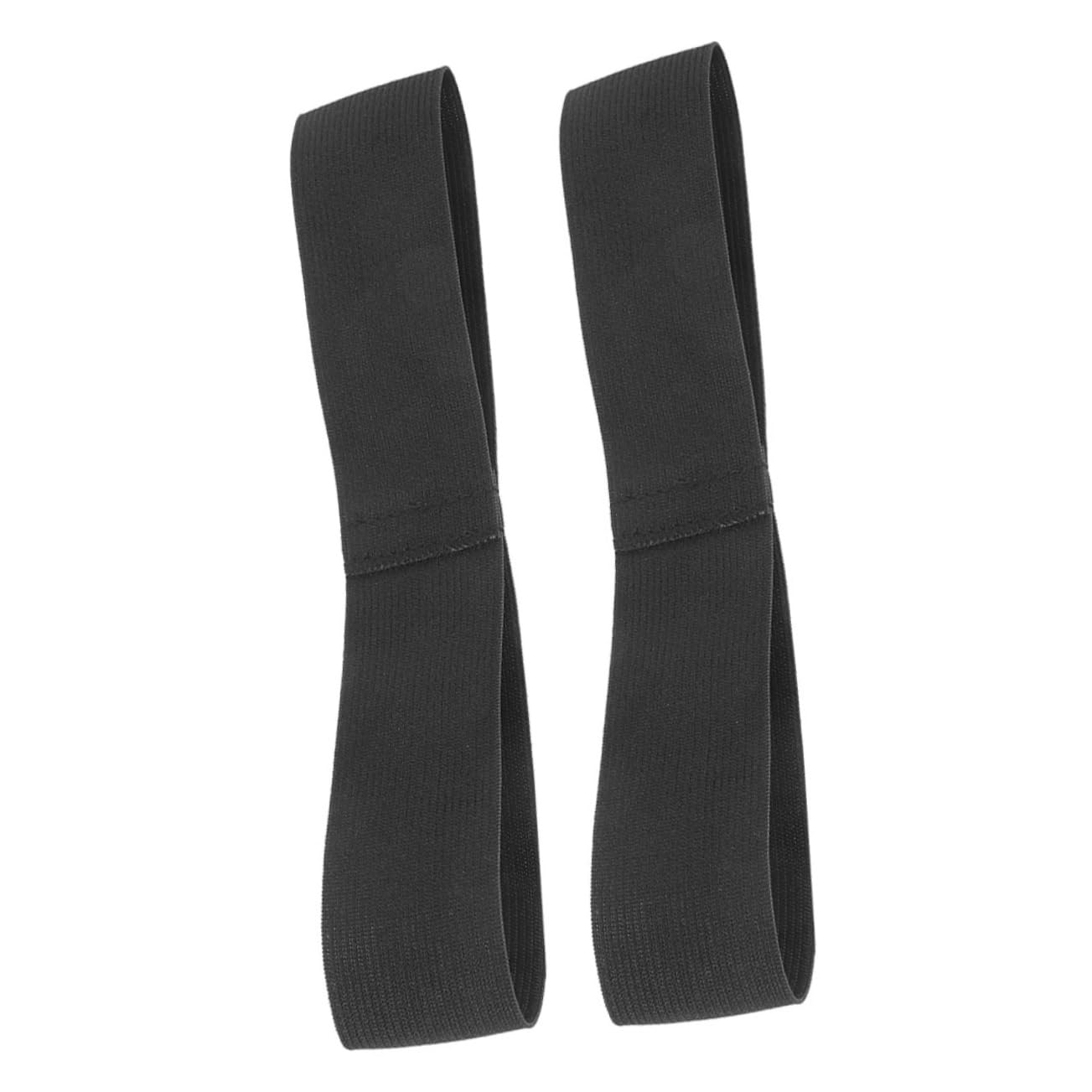 KESYOO 4 Pairs Trainer Baseball Equipment Swing Grips Forearm Straps Training Bands Tool Practice Correcting Aid Tape Bob Increased Marker Strengthener Portable Attachment Black Polyester