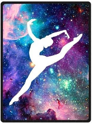Blankets Bright Gymnastic Dancing Star Soft Fleece and Throws 58 X 80 inch (Large)
