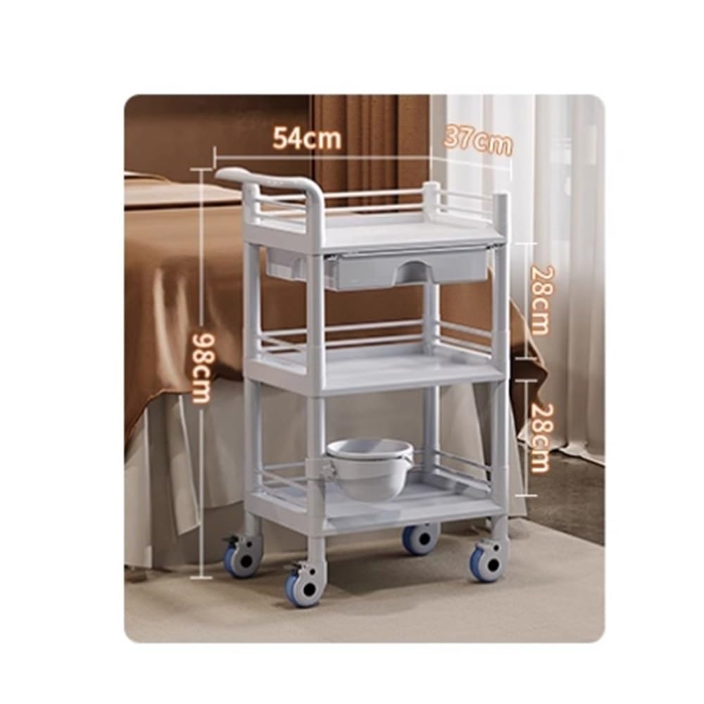 carrello mobile per salone Carrello for parrucchiere for salone di bellezza, attrezzatura for cure mediche, piccolo(Piccolo)
