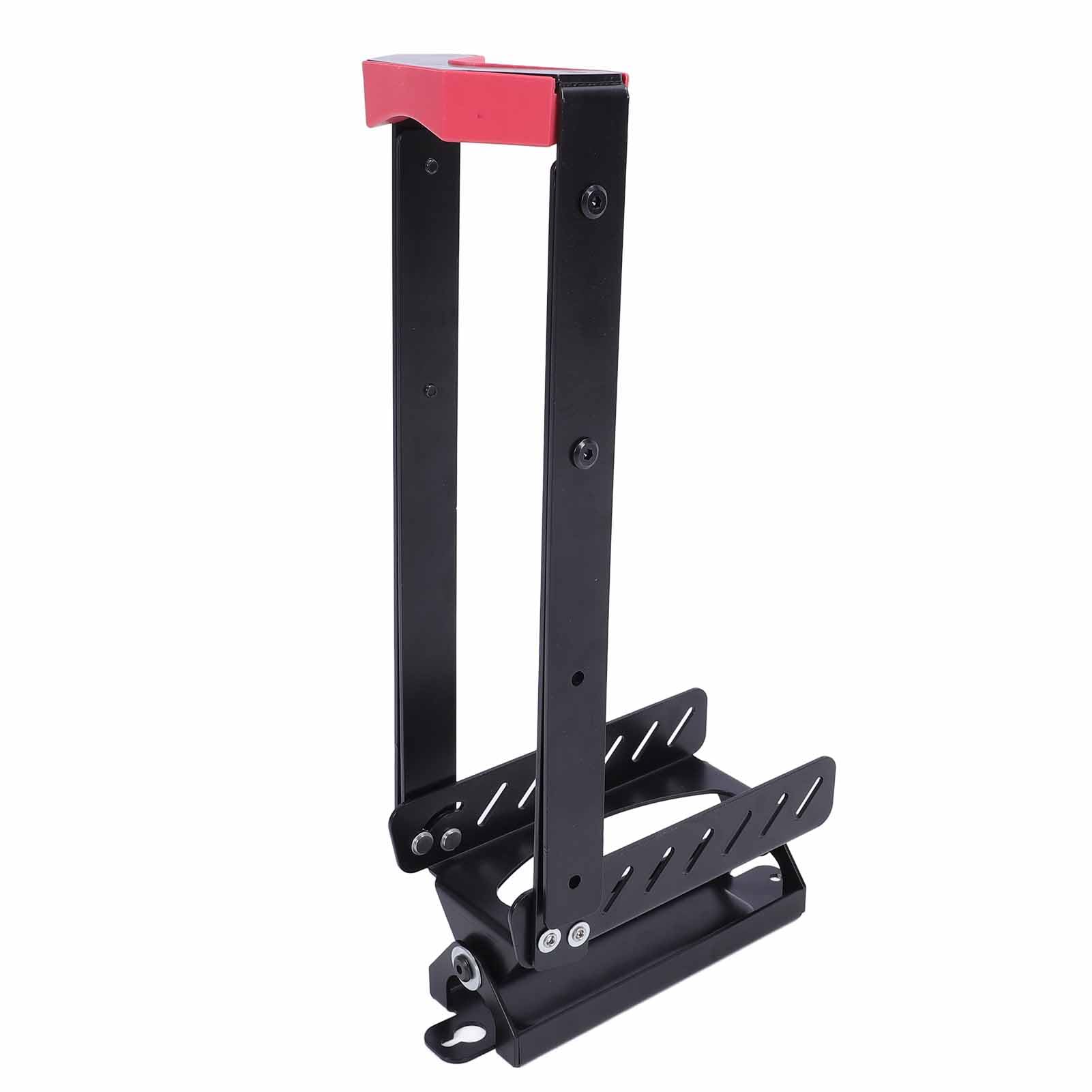 Chrees Estante de Almacenamiento Giratorio de 360 ​​grados para Montaje en Pared de Bicicleta de Acero Al Carbono para Garaje, Colgador de Pared que Ahorra Espacio para Bicicletas de Metal