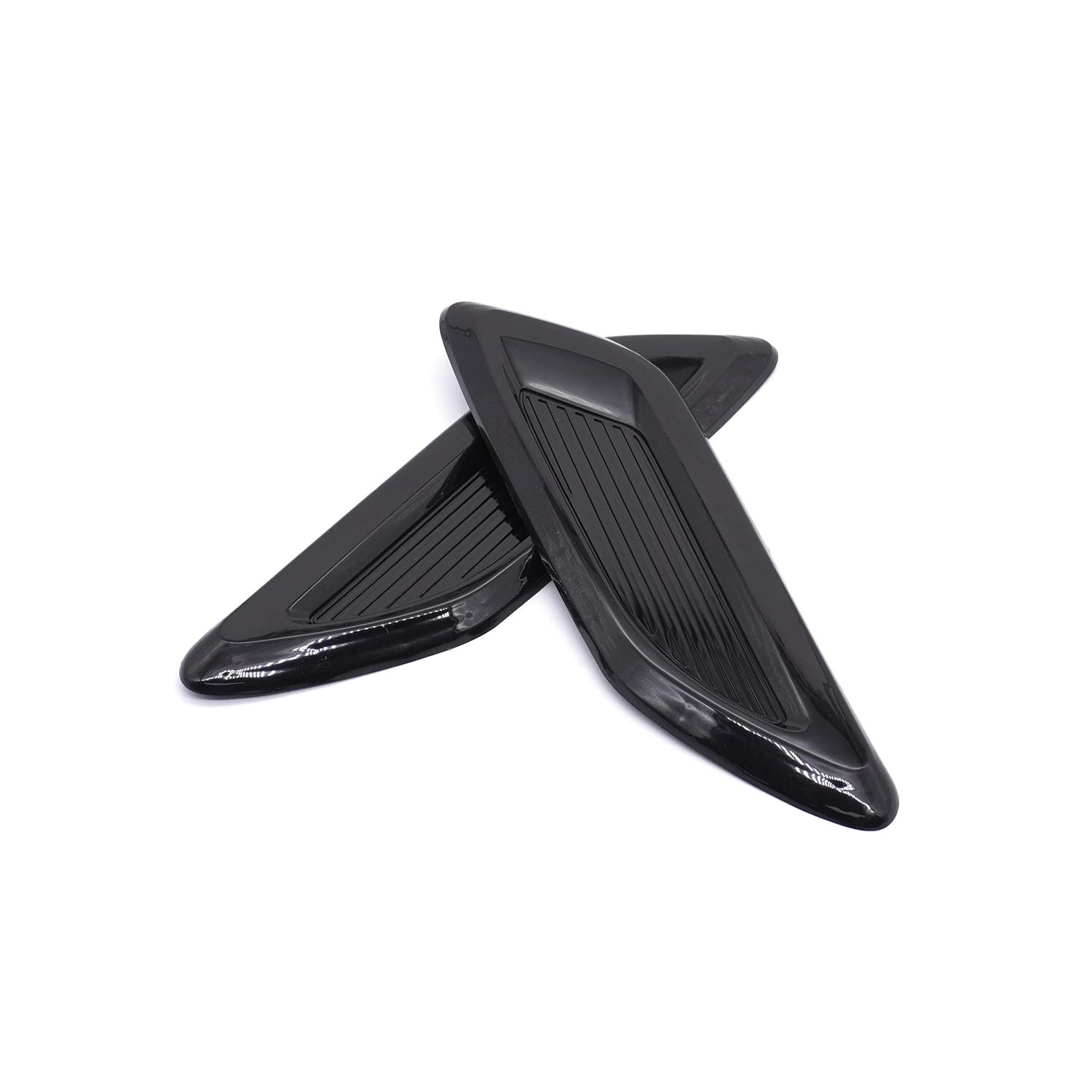 Baixia Couverture Universelle Sortie D'Air Capot Voiture Noir Brillant - Tuning Capot