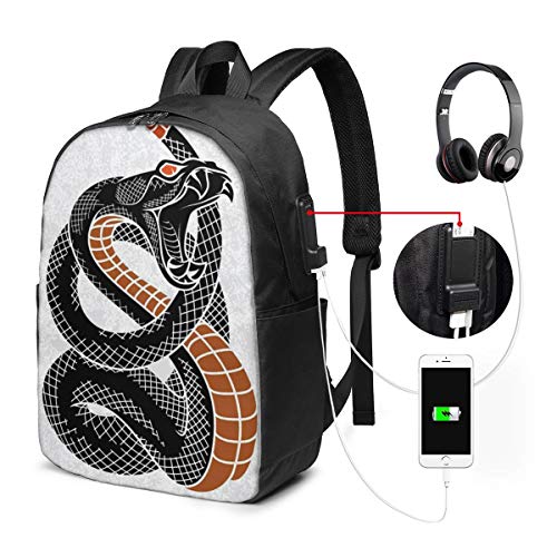 Schulrucksack Mit USB Port Jungen Mädchen Teenager, Rucksack Schule Laptop Rucksack für Herren Damen Daypacks für 15,6 Zoll Laptop Rucksack Biker