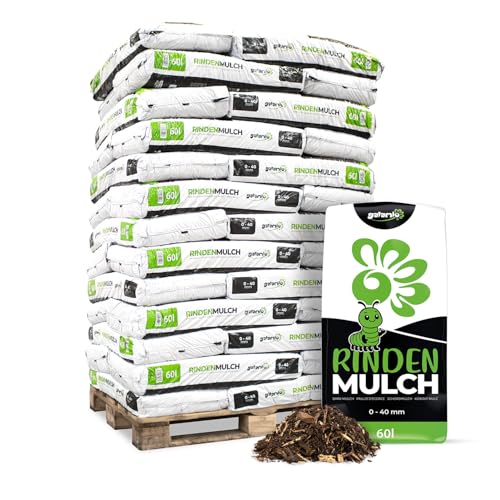 GALAMIO Rindenmulch 2340L (39 x 60L), hemmt den Unkrautwuchs und hält den Boden feucht
