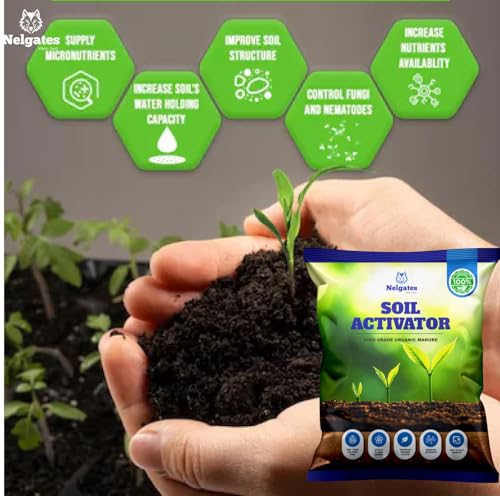 Image of Soil Activator for Plants | Organic Manure Blend for Home Gardens | Improves Soil Health and Supports Strong Plant Growth 500g