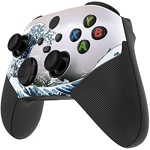 eXtremeRate Vorderseite Hülle Case Gehäuse mit Akzentringe für Xbox Series X/S Controller ASR Version,Zubehör Set für Xbox Core Controller (Welle) - Controller Nicht enthalten Cover