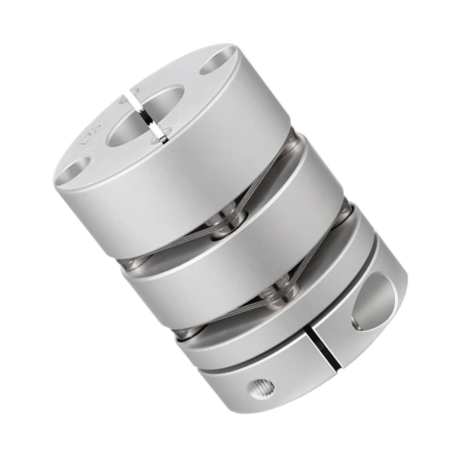 Accouplement d'arbre Flexible D34 L45, accouplement à disque en aluminium, pince à Double diaphragme(12x12)