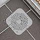 Flintronic 4 Stück Abflusssieb Silikon, Spülbecken Sieb, Haarsieb Dusche, Waschbecken Sieb Abfluss Spüle, Abfluss-Sieb Sink Strainer für Küche, Badewanne, Badezimmer, Dusche