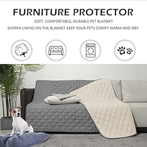   Dog-Blankets-for-Couch-Protection-Waterproof-Dog-Bed-Covers-Pet-Blanket-Furniture-Protector-GreyIvory-68x82