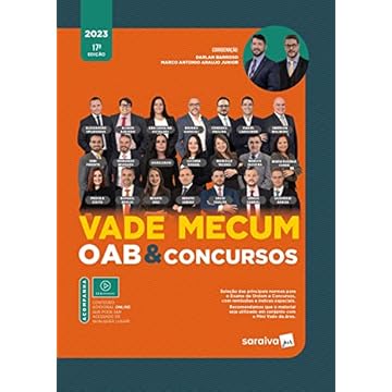 Capa do livro Vade Mecum OAB & concursos - 17ª edição 2023