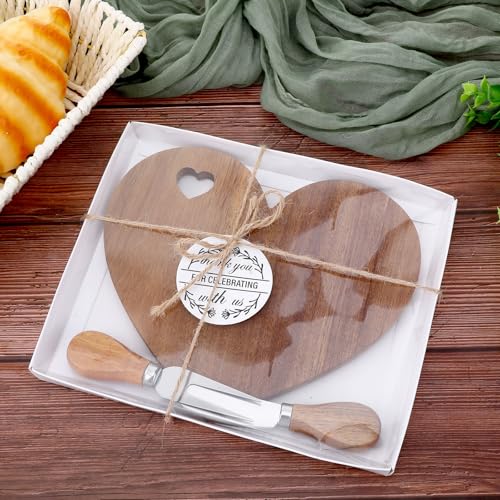Set 6 Tablas de Cortar en Forma de Corazón de Madera miniatura 6