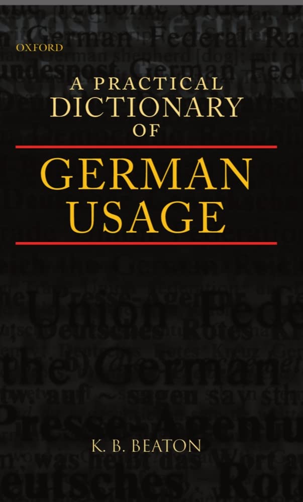 A Practical Dictionary of German Usage