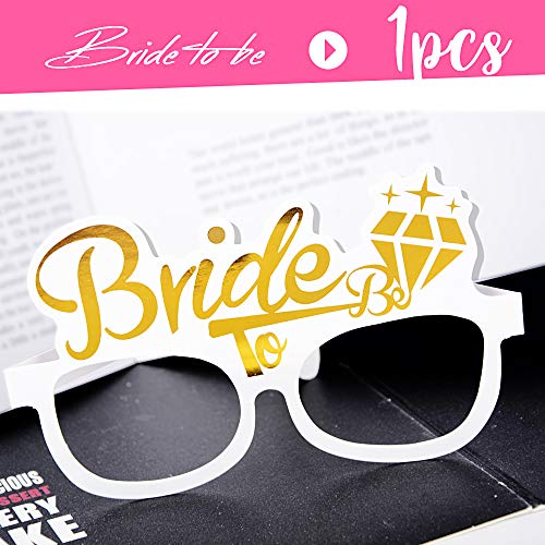 VINFUTUR 25 stuks JGA bril Team bruid party bril, 24 x Team Bride bril + 1 x Bride to be bril, Hen Party Foto Booth… - Image 6