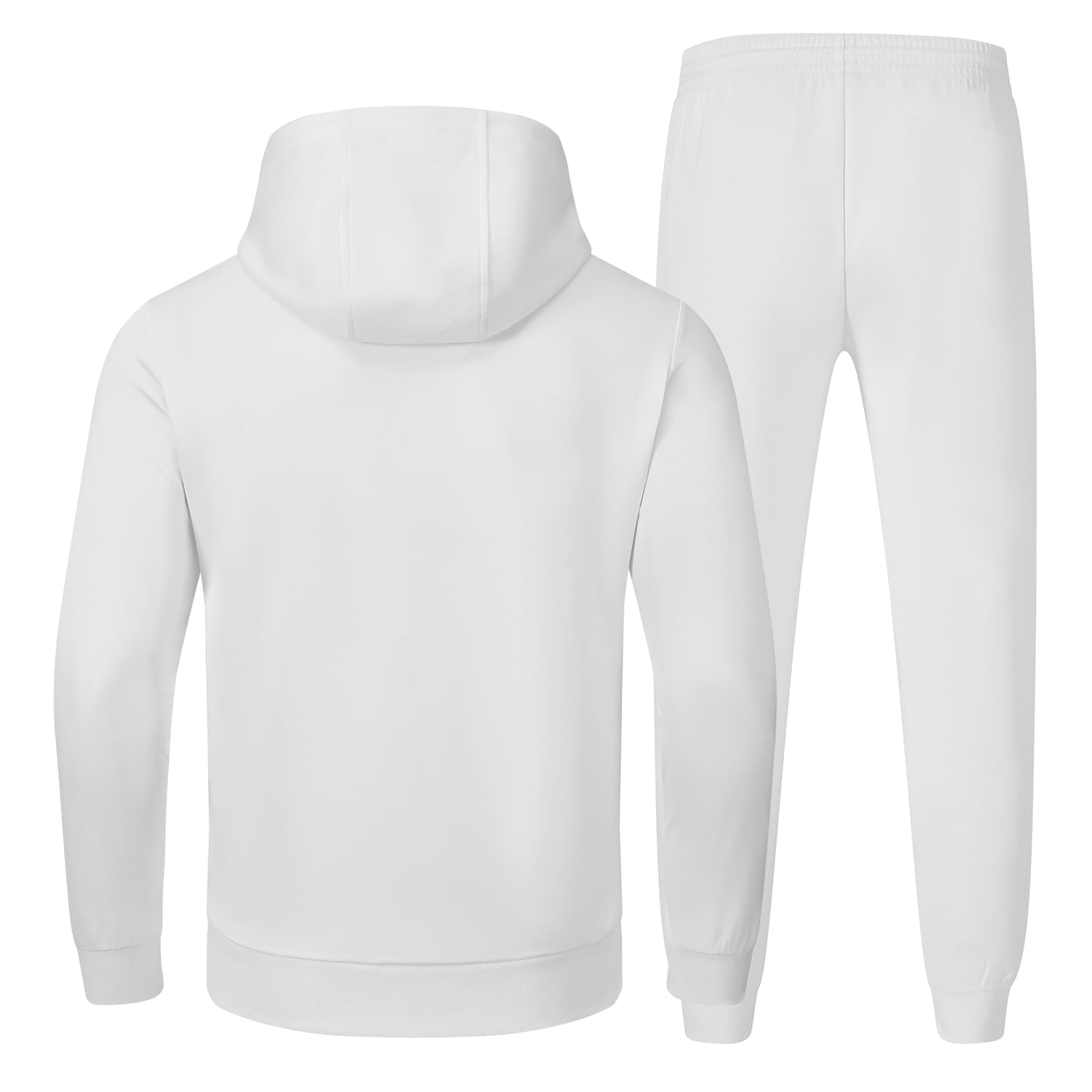 donhobo Tuta da jogging da uomo, 2 pezzi, con cappuccio e pantaloni sportivi, streetwear, stile alla moda, per uomini, palestra, calda, tuta sportiva traspirante