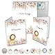 Minilino U Heft Hülle 3-teiliges Premium Set für Impfpass, Reisepass [ SCHÜTZT WICHTIGE DOKUMENTE ] Organizer für Untersuchungsheft und Reiseunterlagen | für Jungs, Federgras Löwe