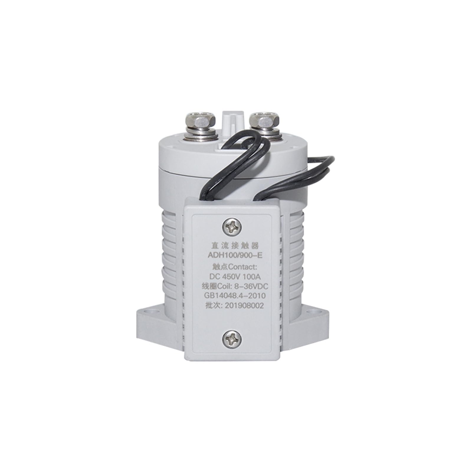 YFHGULBTK Selling ADH-100-E Energy Saving Type Relay 100A High Voltage DC Contactor for Electric Vehicle(24V)