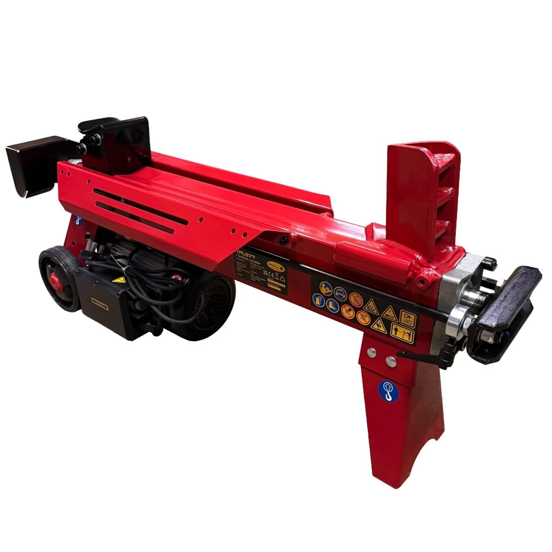 Electric Log Splitter | 7 Ton Wood Cutter | Hydraulic Logsplitter Titan Pro