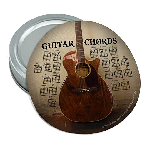 Guitar Chords Music Round Rubber Non-Slip Jar Gripper Lid Opener