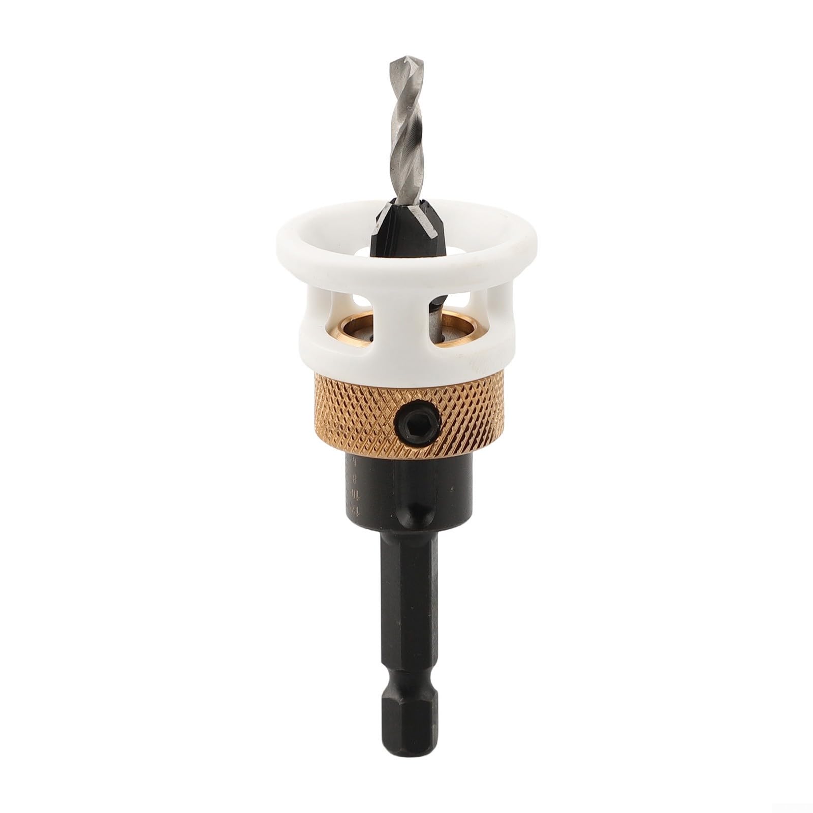 Professional Grade Countersink Drill Bits With Depth Stop Designed For Accurate For Woodworking Drilling(4×10mm)