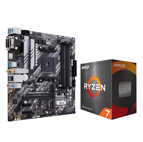 Image of MICRO CENTER AMD 5800XT Processor with ASUS Prime B550M-A AC Motherboard