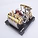 Helixsun DIY Steam Beam Engine Model That Runs, Retrol Full Metal Steam Engine with Boiler & Centrifugal Flyball Governor Model Assembly Kit Physical Science Experiment Education