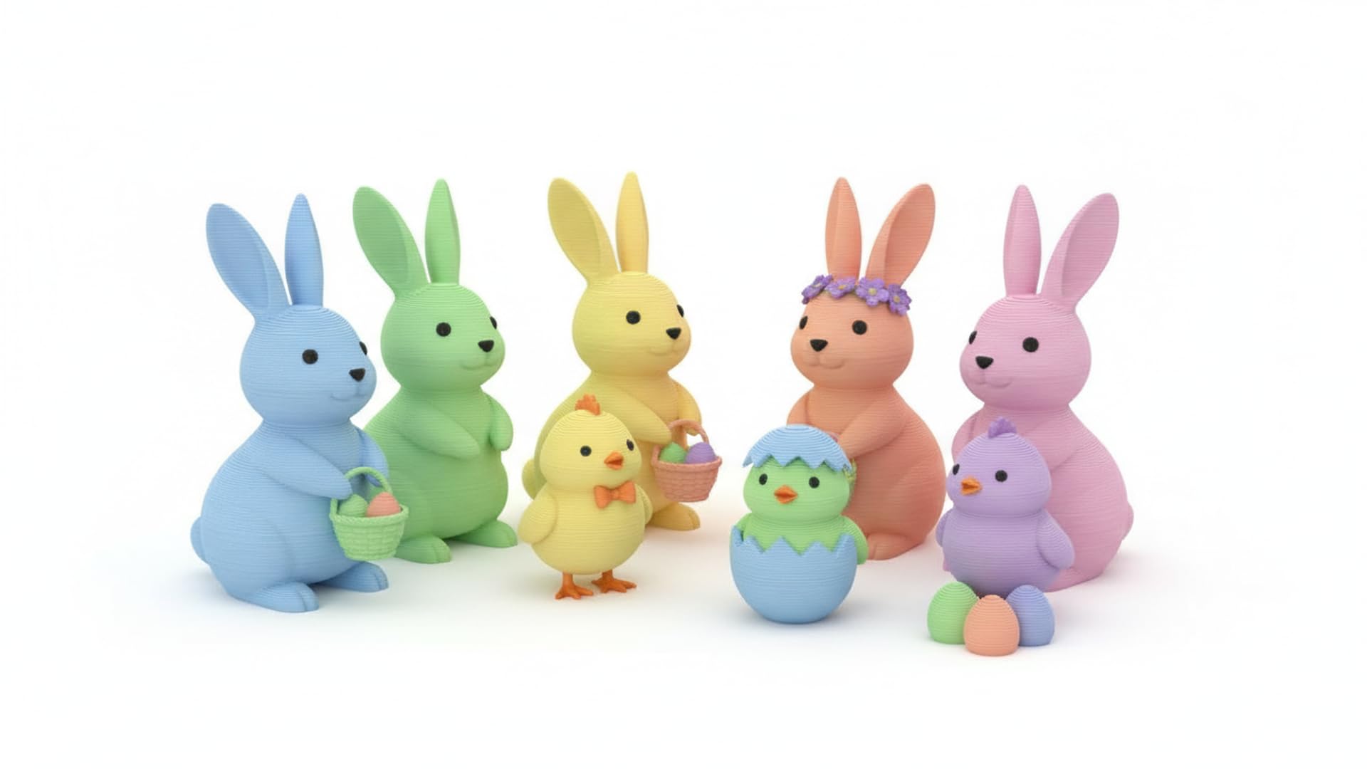 ROSA 3D Zestaw PLA Pastel Filament 1.75 mm do drukarek 3D | Materiały do druku Biodegradowalny lekko matowy filament PLA do drukarek 3D | 6 x Szpula 0,35 kg