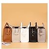 DUBUSH Mahwu Women's Tote Bag PU Leather Travel Tote Bag with Adjustable Shoulder Strap Women's Tote Bag for Office Travel #3