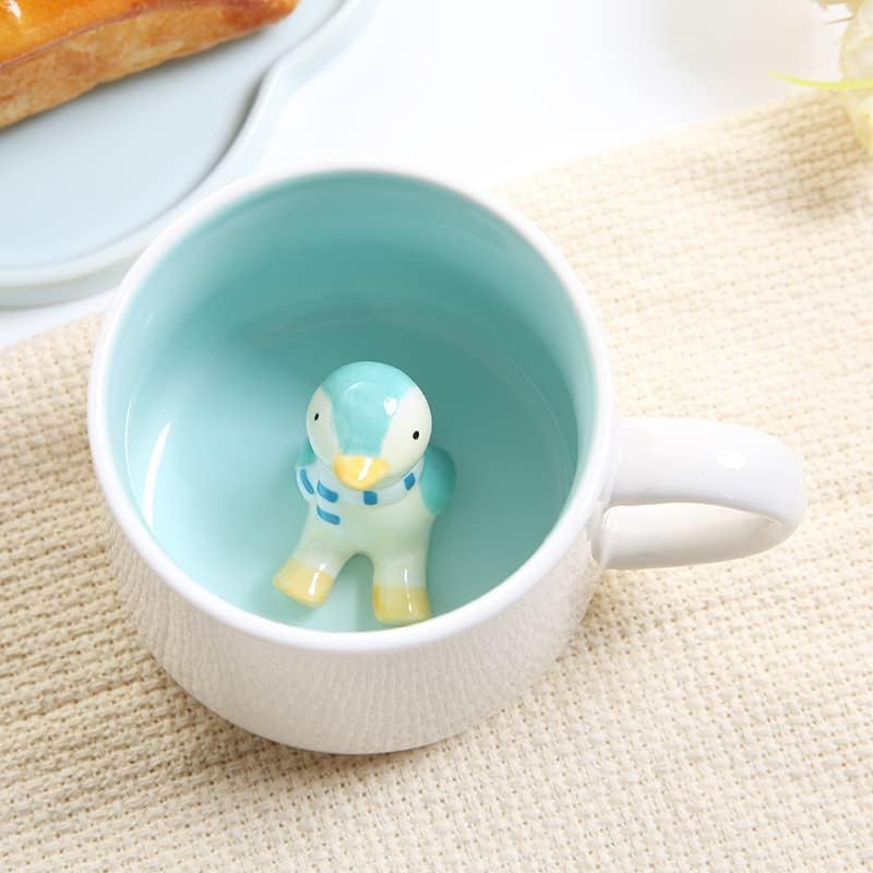 Miniatura 3 de VANUODA Bonita taza de pingüino, taza de té de animales 3D, tazas de café, graduación, San Valentín, día de la madre, Pascua, regalos de Navidad