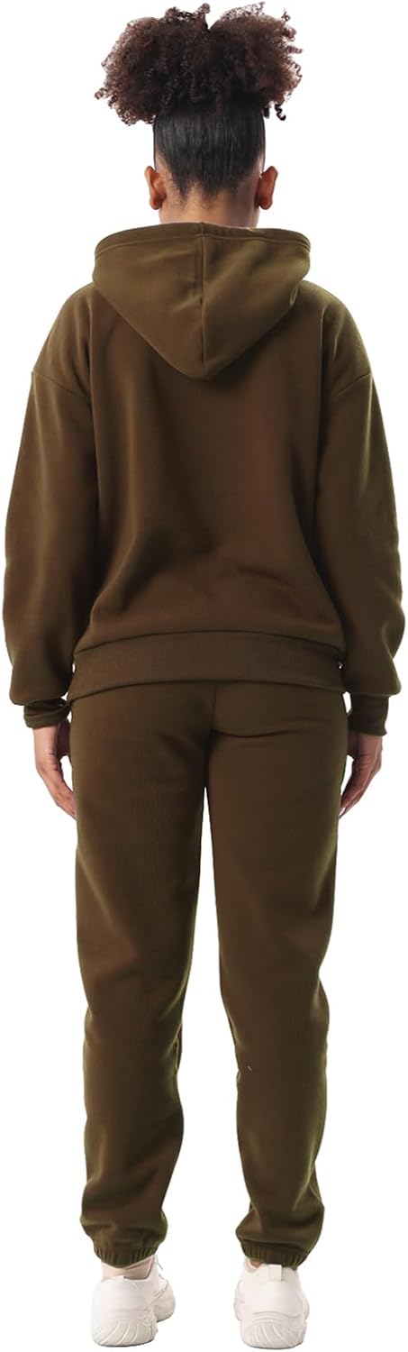 Facitisu 2 Piece Sets for Women Oversized Loungewear Womens sweat suit Hoodies and Sweatpants - Image 3