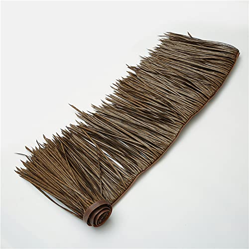  NEZIH Rotolo Artificiale Del Tetto Della Paglia Della Pianta Di Simulazione Della Tegola, Decorazione Antica Di Plastica All\'Aperto Del Tetto/Color 3/20M/65.6Ft