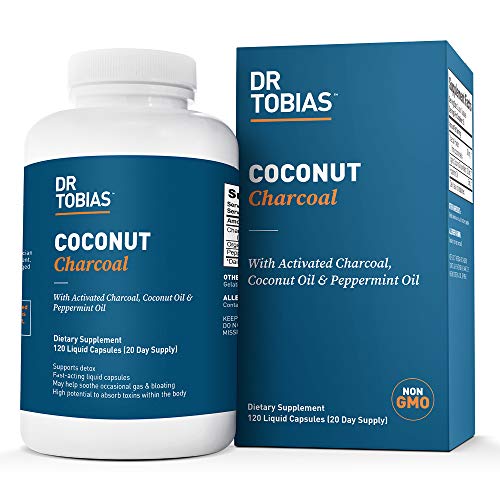 Dr Tobias Coconut Charcoal - Best for Detox, Gas & Bloating with Activated