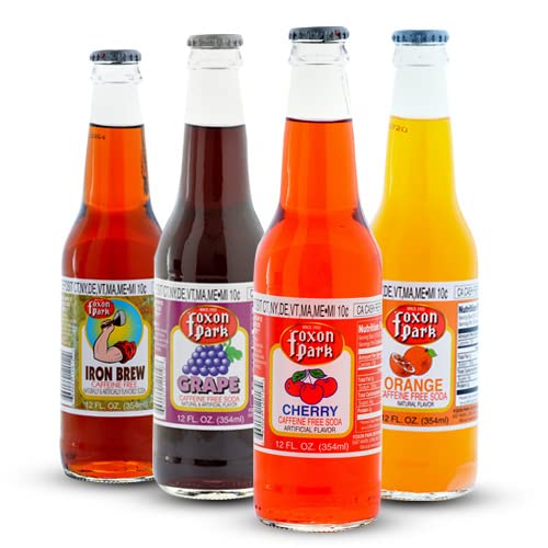 Foxon Park Soda Sampler - 12oz (12 Glass Bottles)