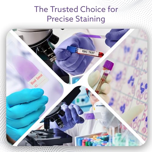 volu-sol dip-stain kit - quick staining for blood smears marrows - ideal for microscope veterinary cytology - versatile kit for rapid differential staining 125 ml  4 oz