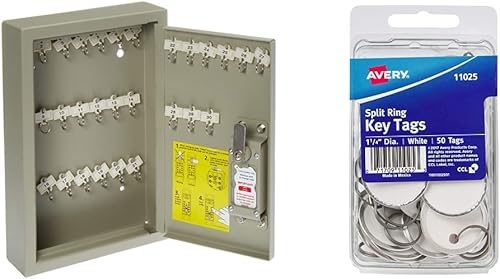 Casillero para llaves Kidde 001795 con espacio para 30 llaves, apertura por combinación, color arcilla, 001795