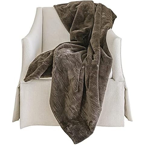 Minky Designs Minky Decken, Posh Level Comfort | ideal für Erwachsene, Kinder, Jugendliche | super weich, warm und gemütlich (Schokoladenmalz) Cover