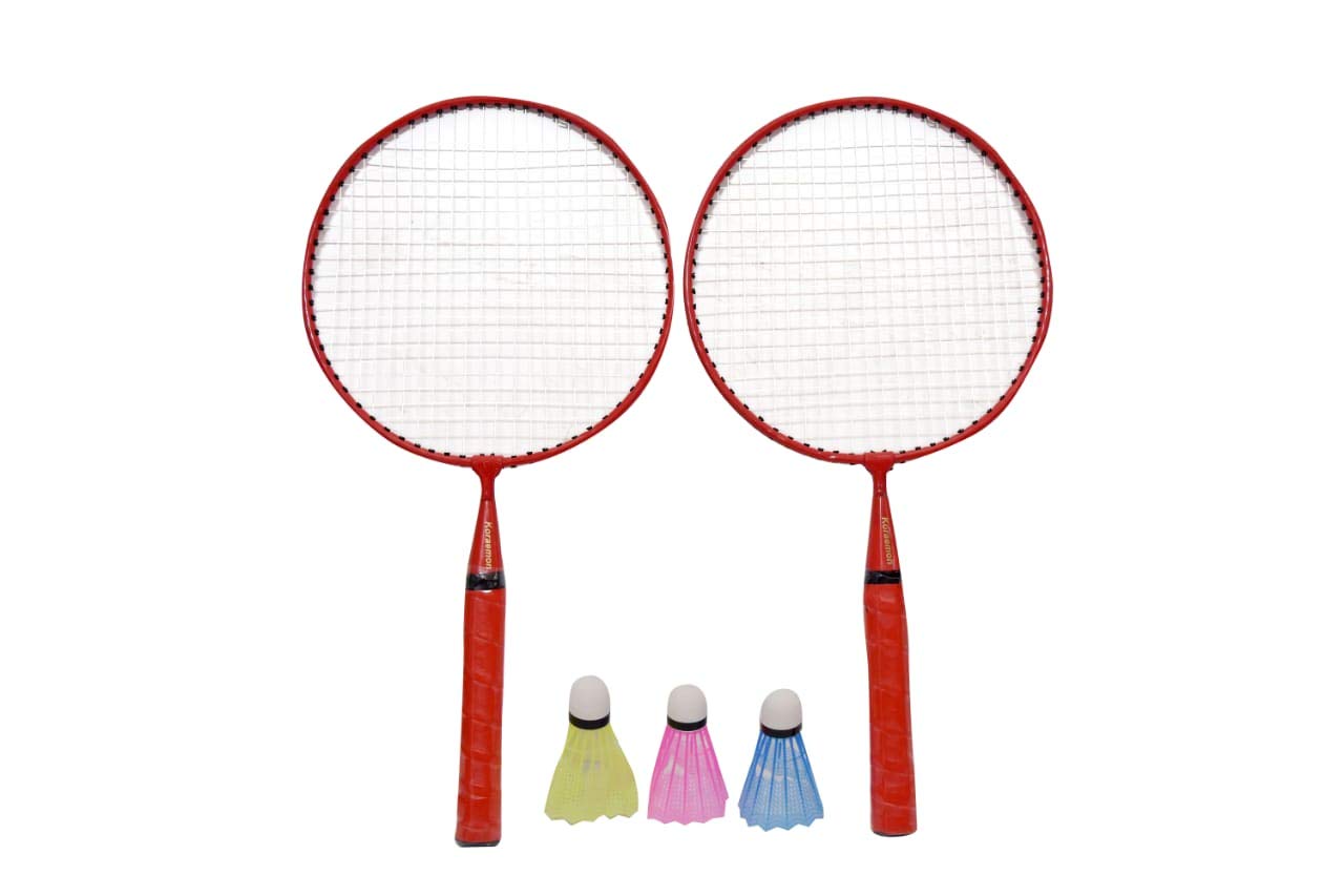 ASC Kids Koraemon Red Racquet Set with Three Plastic Shuttles-image-39