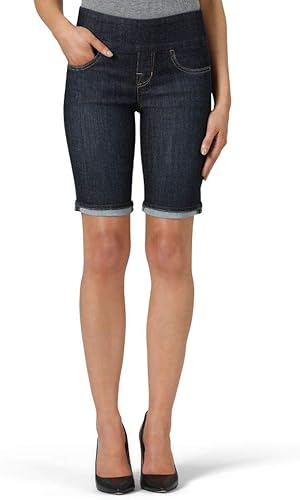 Rock & Republic Bermudas Denim Rx Fever Stretch de 10" para mujer