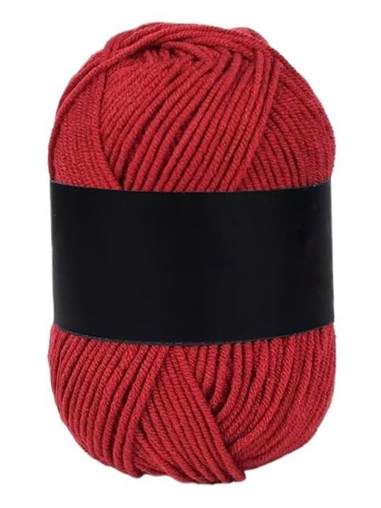 Fil de coton pour crocheter fil tricot moyen 4 épaisseurs pelote 50g