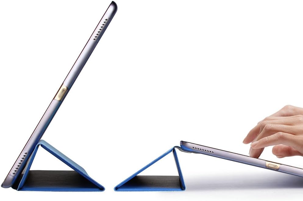 iPad pro 12.9 inch Case, ESR Smart Case Cover [Synthetic Leather] Translucent Frosted Back Magnetic Cover with Auto Sleep/Wake Function [Light Weight] for iPad Pro 12.9 (2015 Released) (Navy Blue)